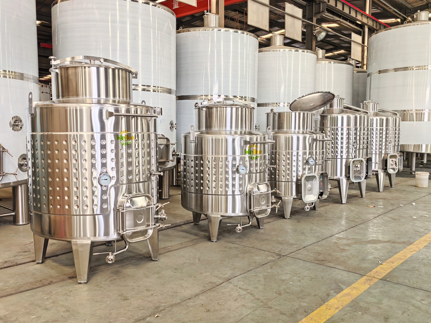 1500L Jacketed Wine Fermenter tank