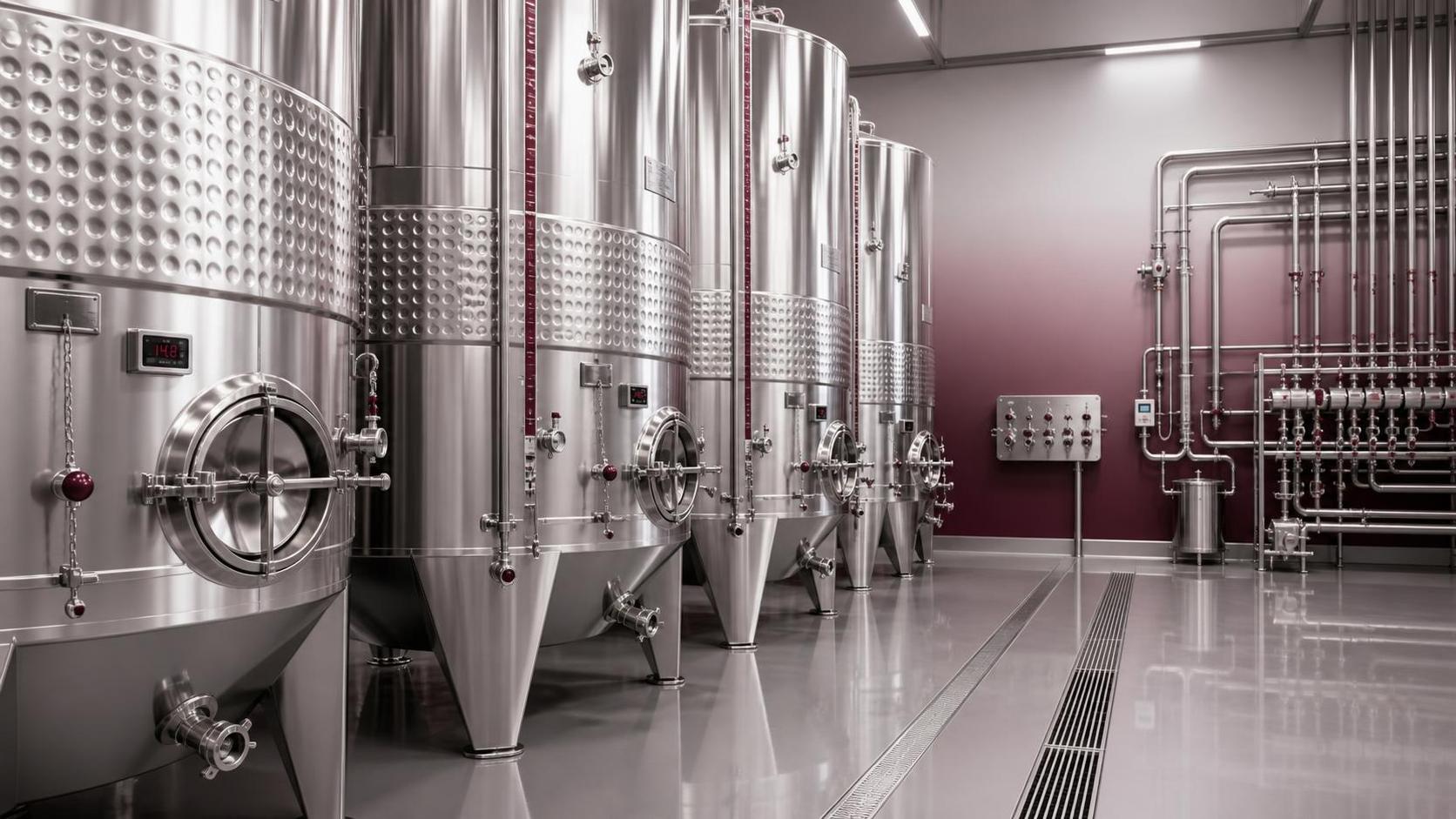 What should brewers check before buying stainless steel wine tanks?