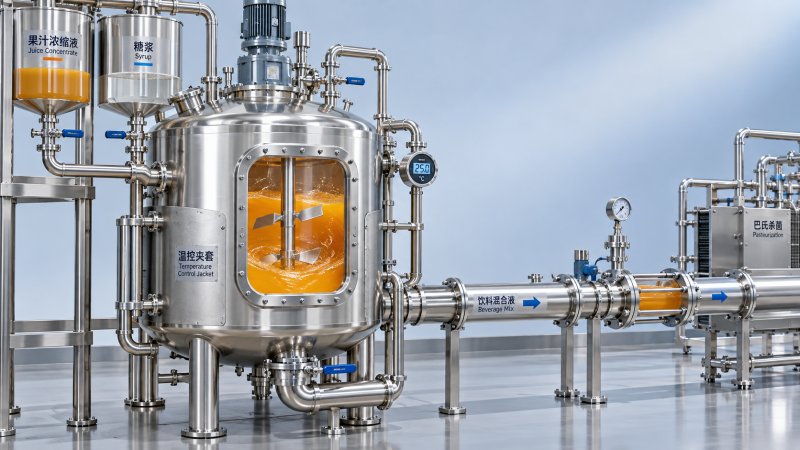 What Does a Mixing Tank Do in Juice and Soft Drink Production? What Does a Mixing Tank Do in Juice and Soft Drink Production?
