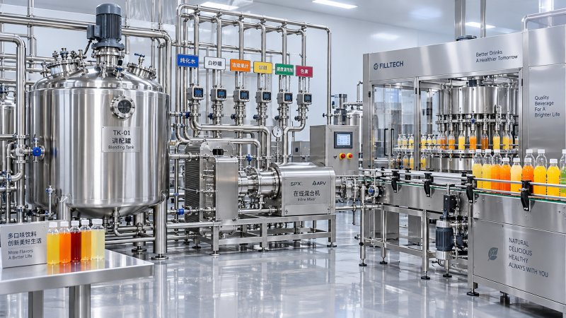 Batch Blending Tank or Inline Blender for Multi-Flavor Beverage Lines? 배치 블렌딩 탱크와 인라인 블렌더, 다품종 음료 생산 라인에는 어떤 것이 적합할까요?