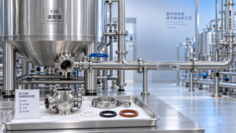 Reducing Flavor Carryover During Beverage Blending Tank Changeovers Reducing Flavor Carryover During Beverage Blending Tank Changeovers