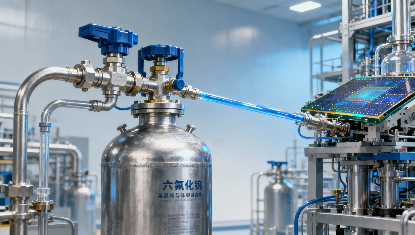 六氟化钨出口窗口打开,芯片材料供应转向中国 六氟化钨出口窗口打开,芯片材料供应转向中国