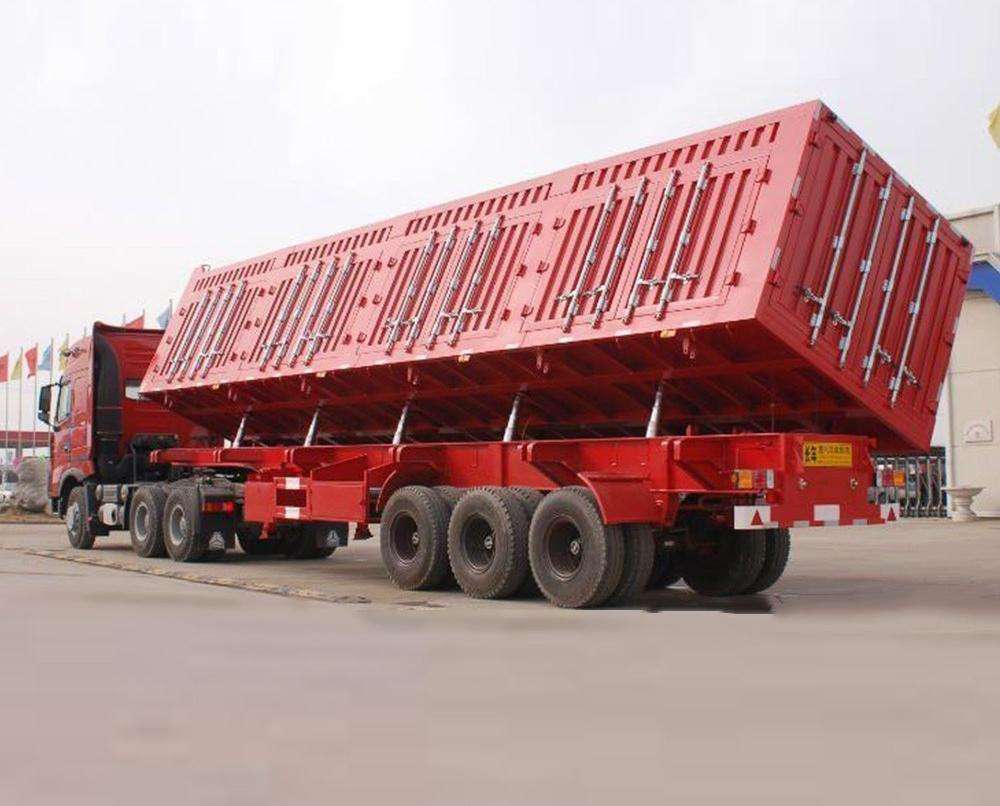 3-axle dump semi-trailer