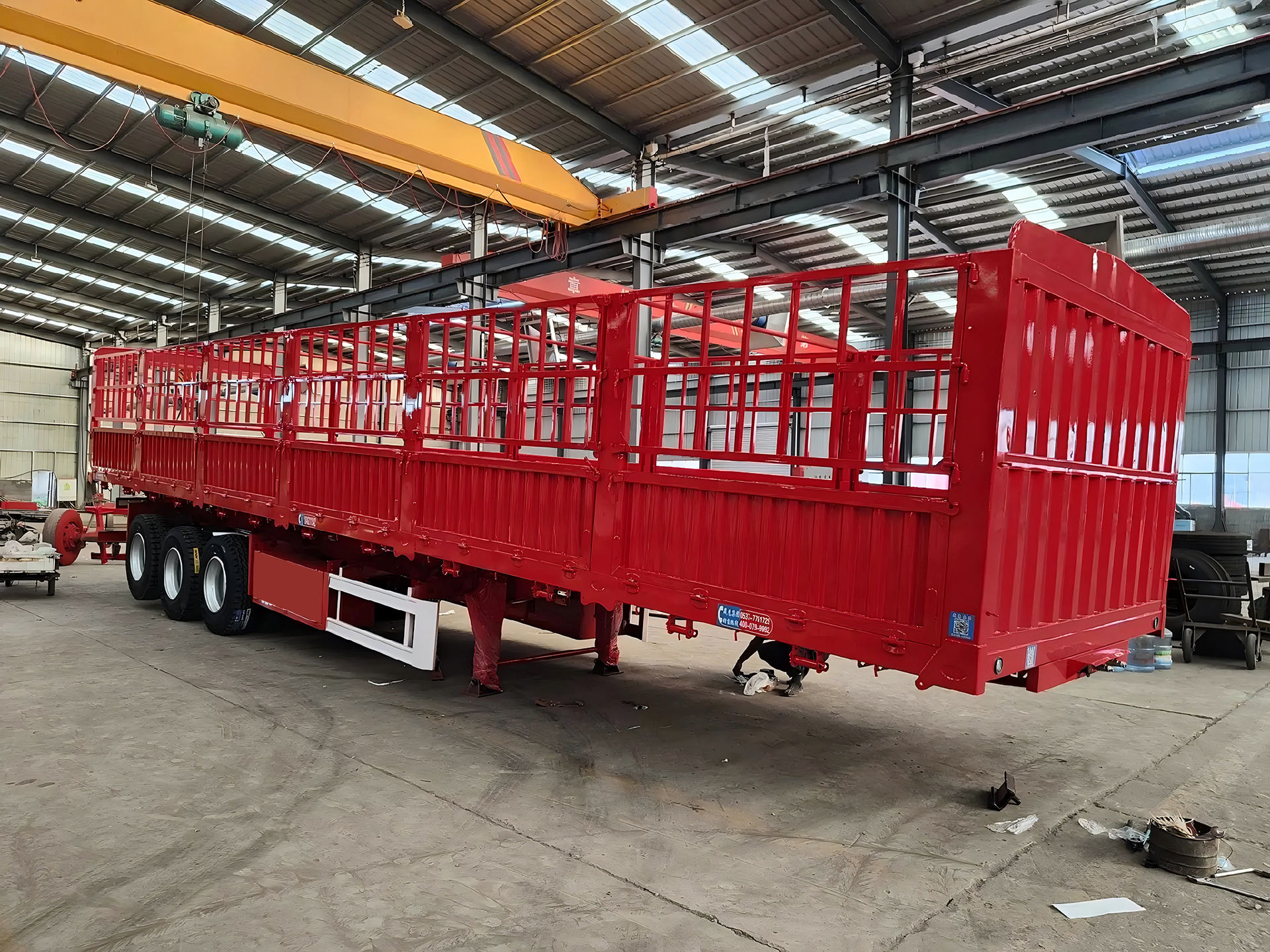 ​Highwall Fence Truck Semi Trailer
