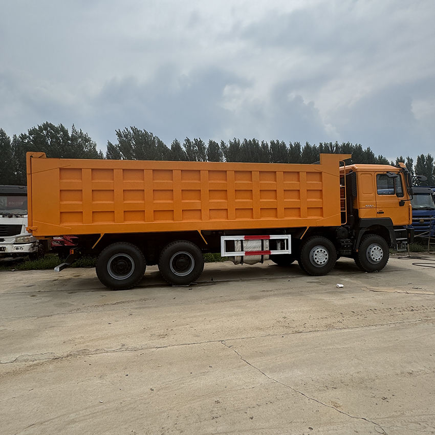  Shacman 12 Wheeler 8x4 Diesel Euro 2 Heavy Truck 18 Cubic Meter Sand  Left Hand Drive