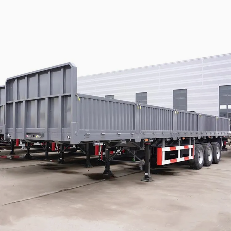 High-Bearing Capacity Compactor Side Rail Semi Trailer Truck Dump Side Wall Semi Trailer