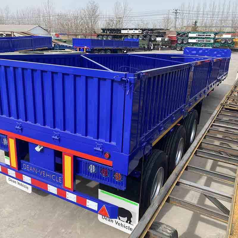 High-Bearing Capacity Compactor Side Rail Semi Trailer Truck Dump Side Wall Semi Trailer