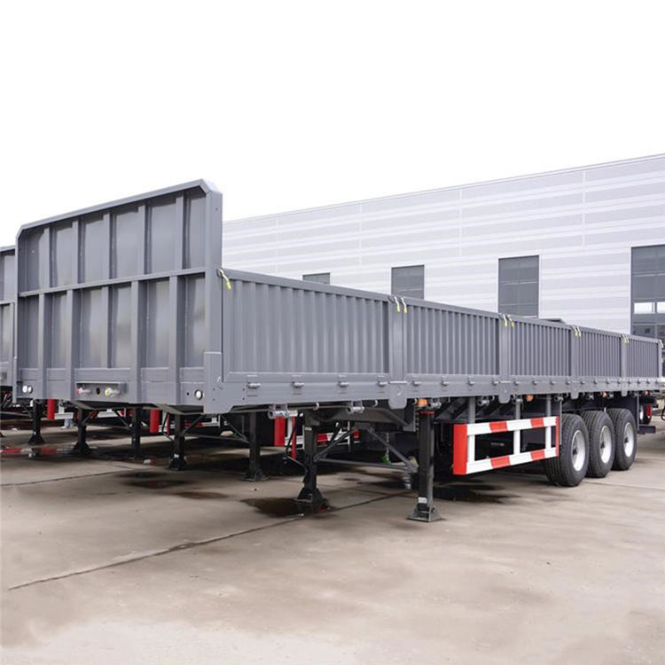 3 Axles 40ft Side Wall Cargo Truck Trailer Fence Semi Trailer