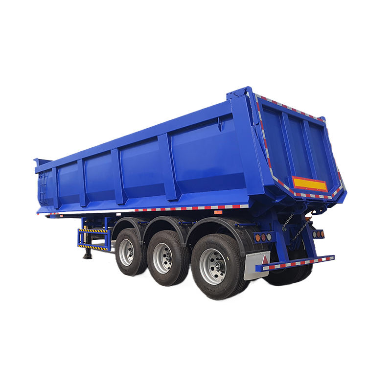 Heavy-duty Gravel Transport Vehicles ，Dumping Semi Trailers