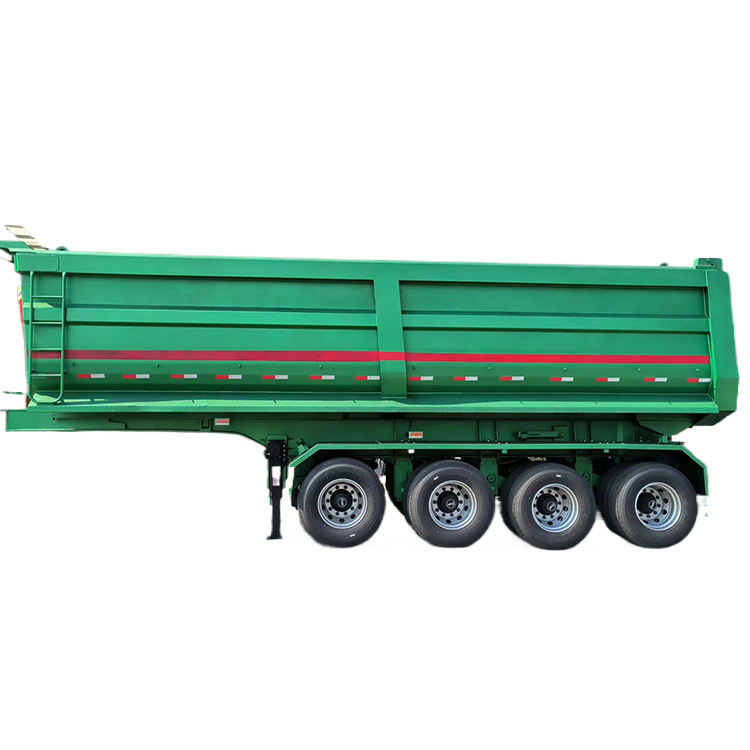 Heavy-duty Gravel Transport Vehicles ，Dumping Semi Trailers