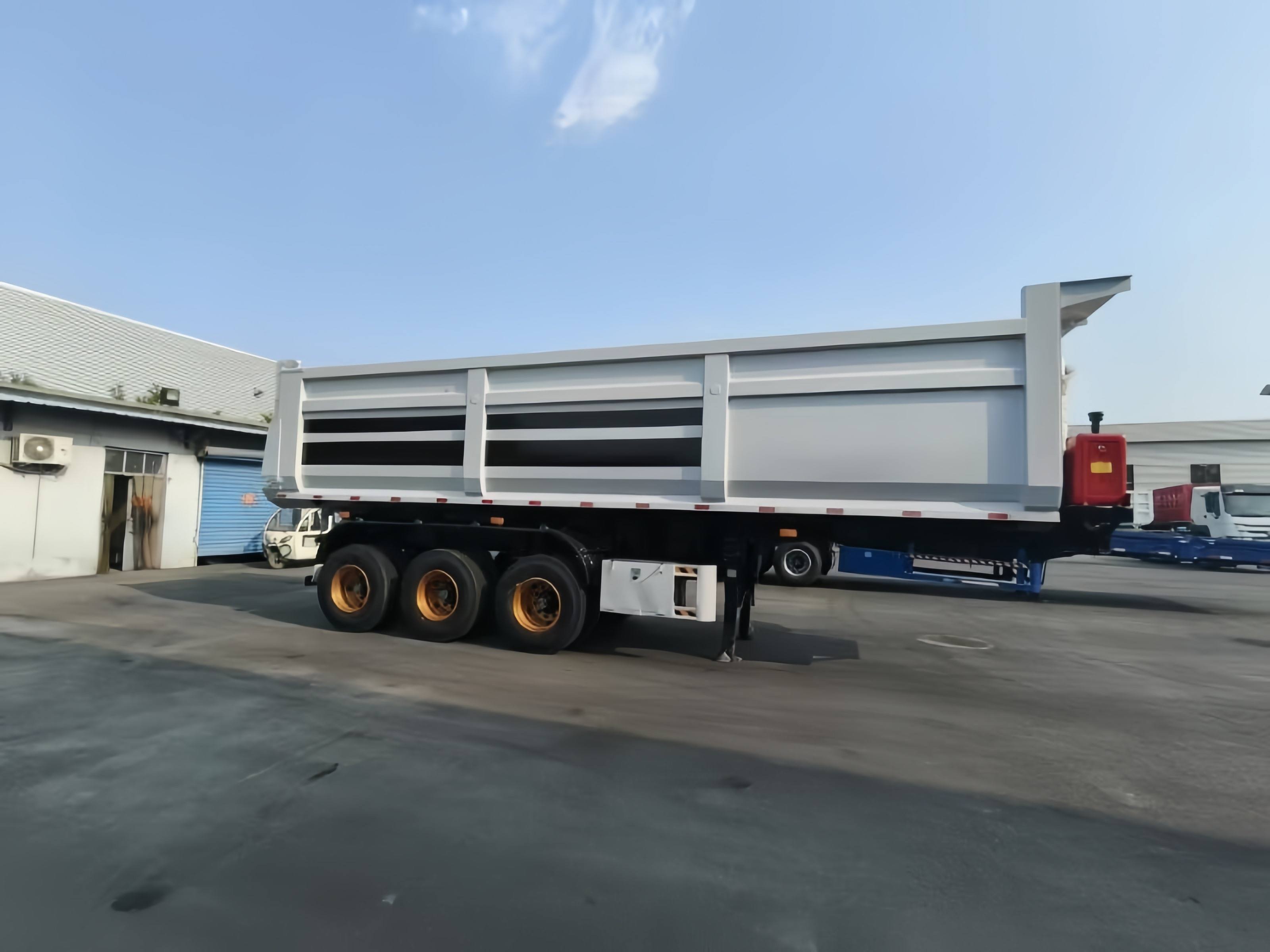3-axle 60T Self-Dumping Dump Trailer Semi-Trailer 
