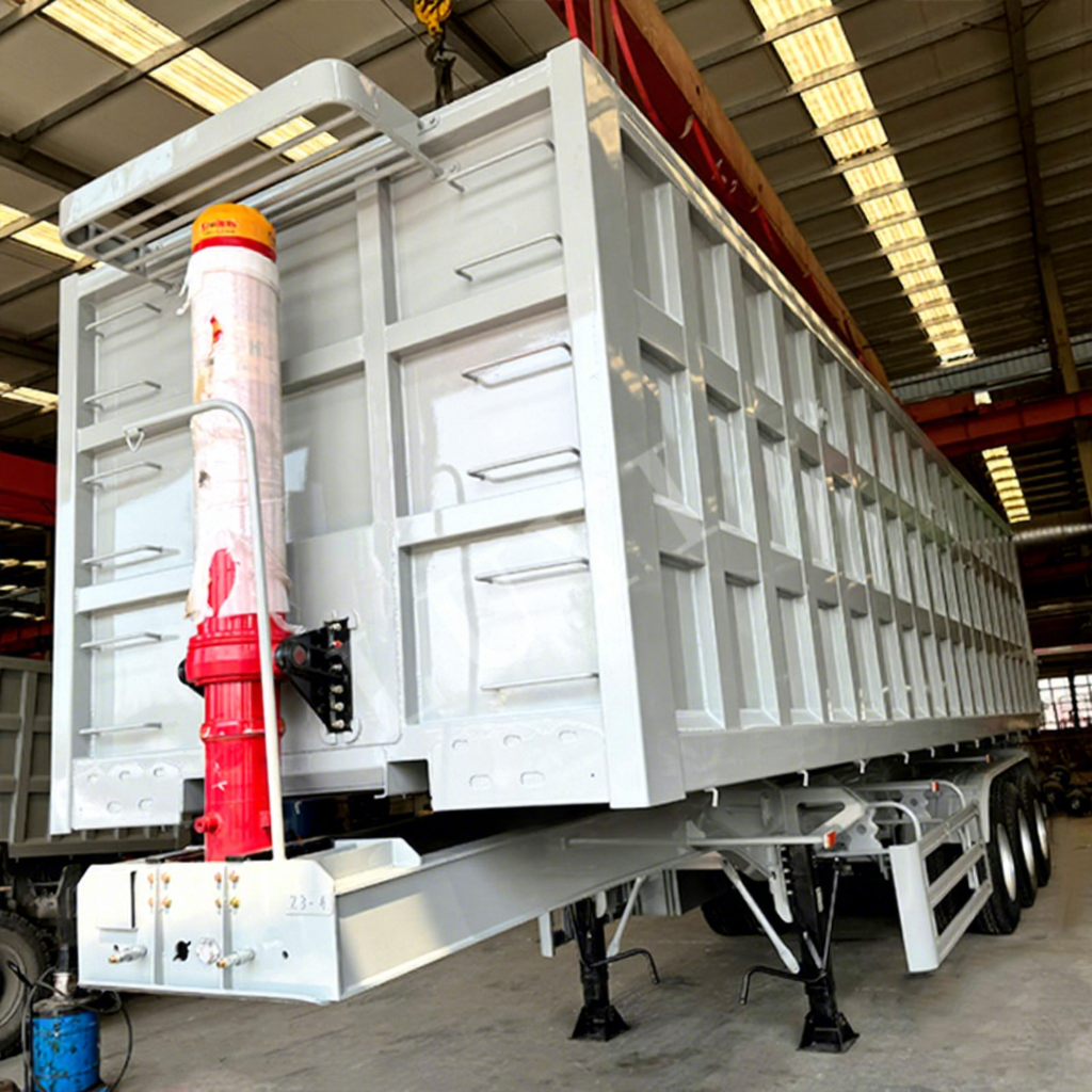 3-axle 60T Self-Dumping Dump Trailer Semi-Trailer 