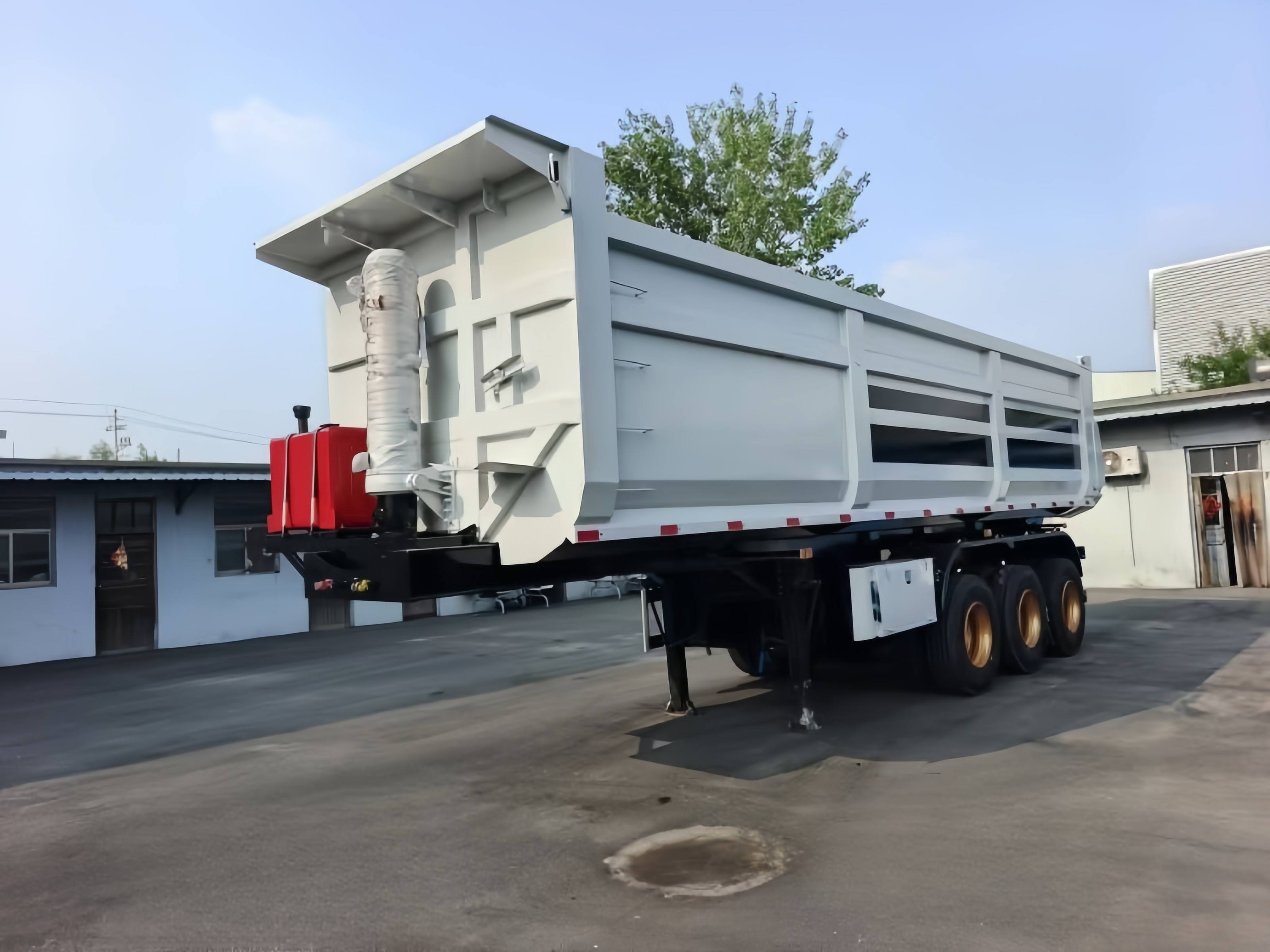 3-axle 60T Self-Dumping Dump Trailer Semi-Trailer 