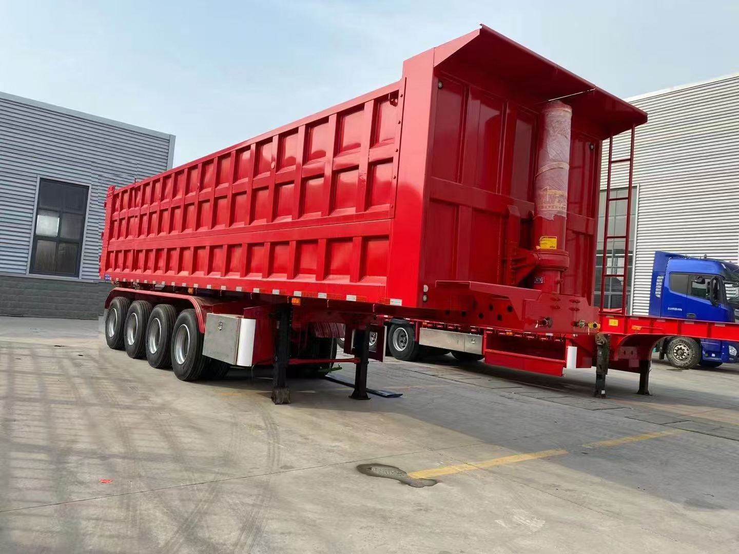 Self-Loading Rear Dump Tipper 13M Super Heavy Duty Commercial Truck Trailer Semi-Trailer Vehicle