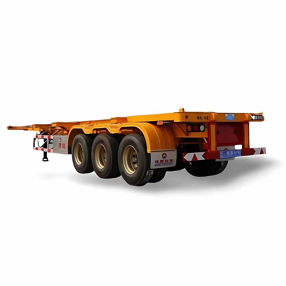40FT 60Tons Skeleton Semi Trailer Terminal Container Semi Trailer