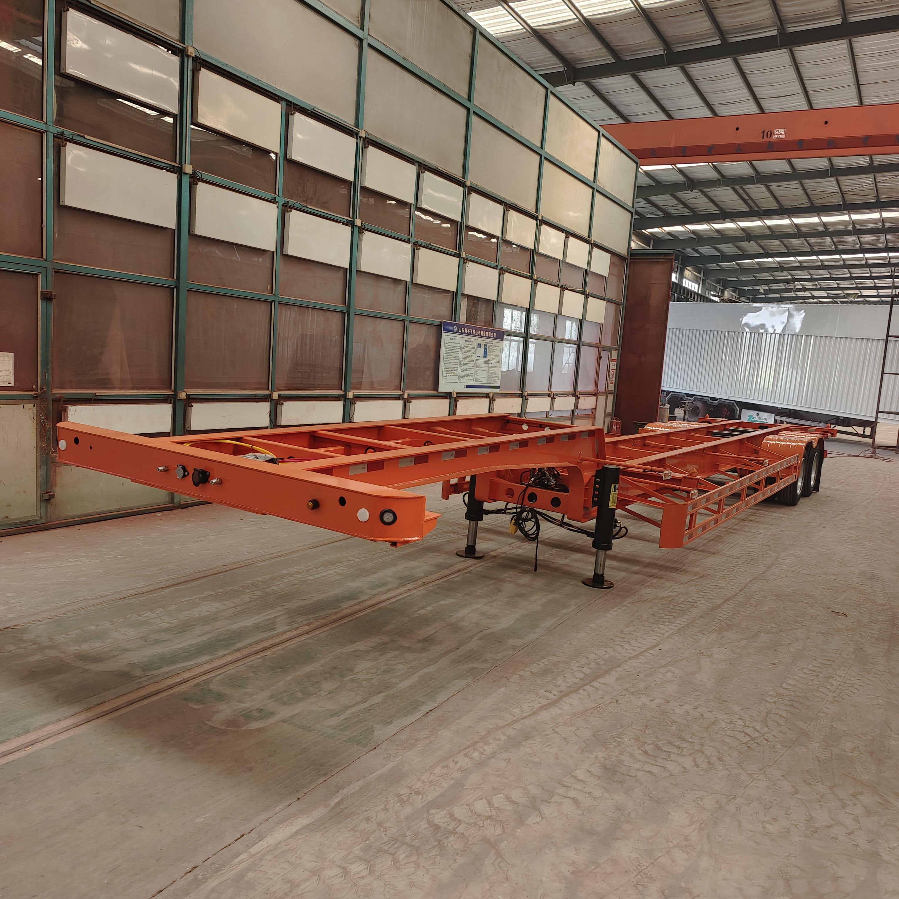 Container Transport Semi-trailer Skeleton Trailer