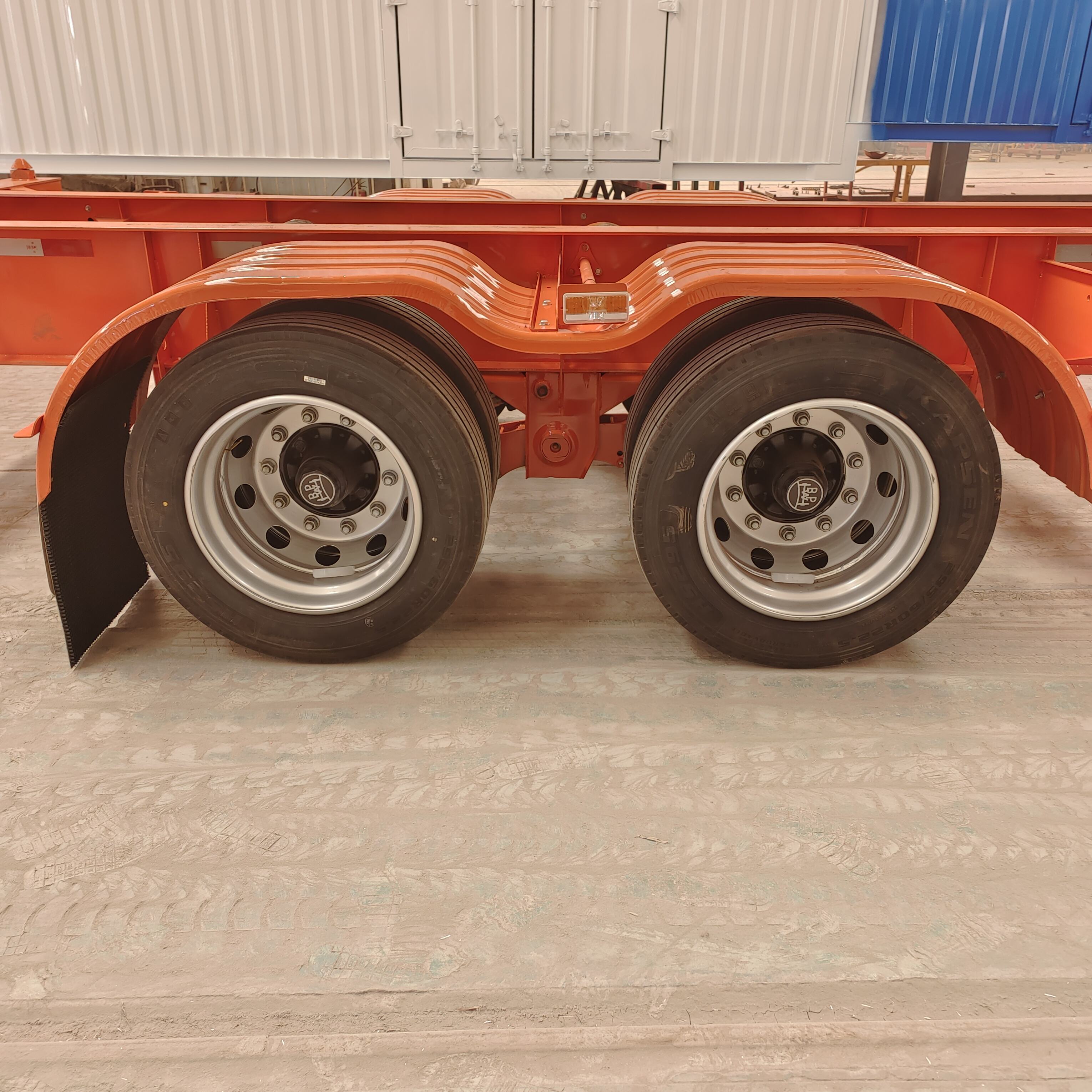 Container Transport Semi-trailer Skeleton Trailer