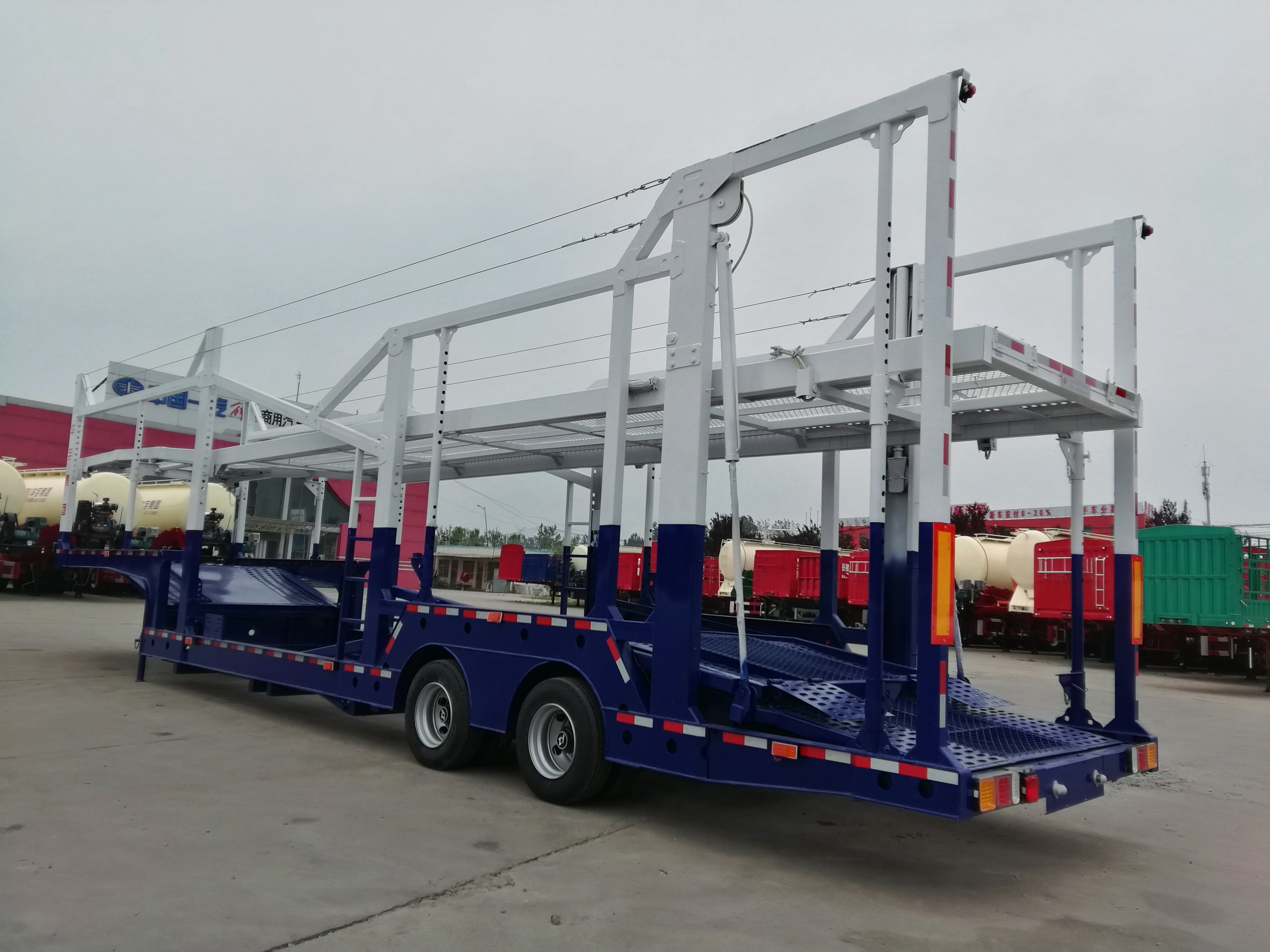 New Pattern Steel Car Carrier Truck Trailer Car Transport Semi-Trailers 