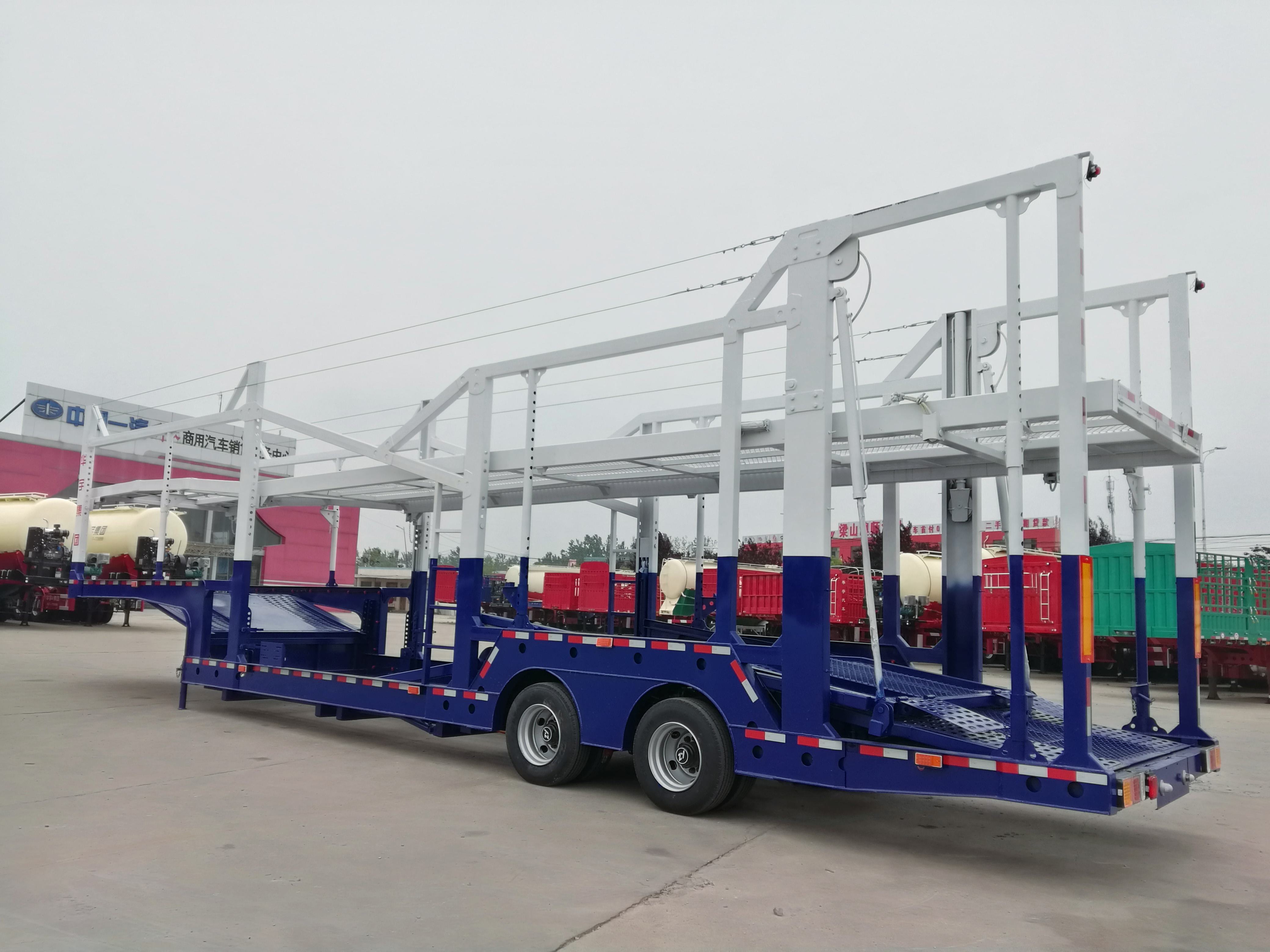New Pattern Steel Car Carrier Truck Trailer Car Transport Semi-Trailers 