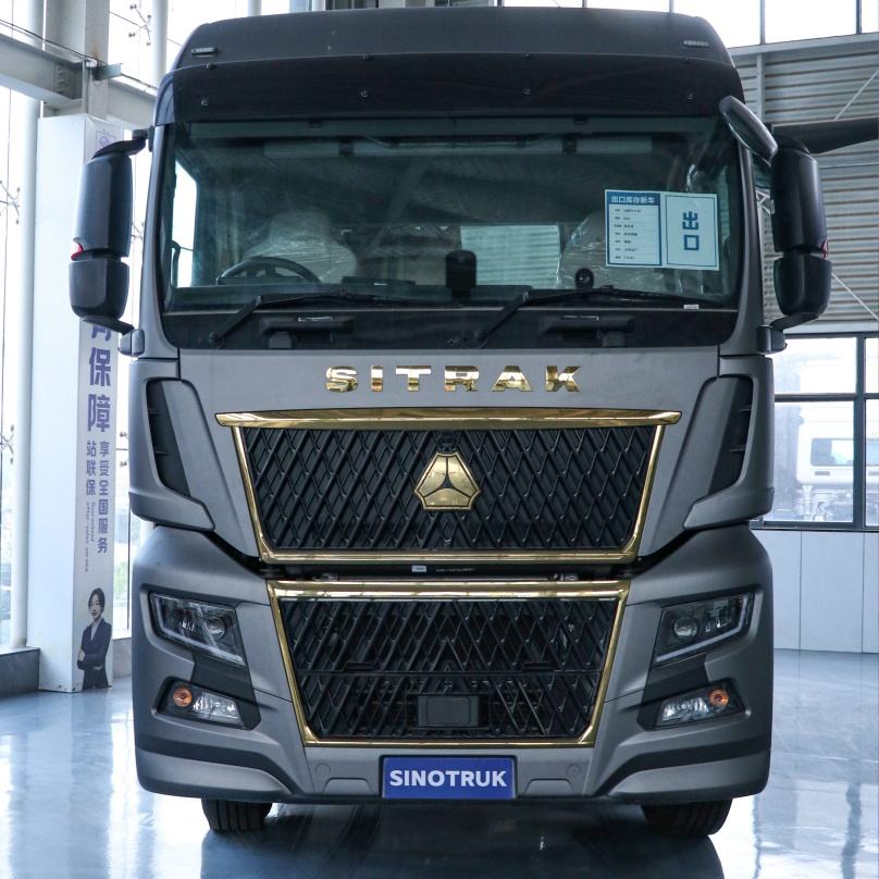 All-new Howo SITRAK C7H tractor unit with spare tire