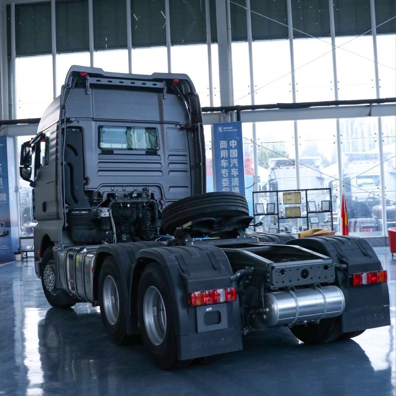 All-new Howo SITRAK C7H tractor unit with spare tire