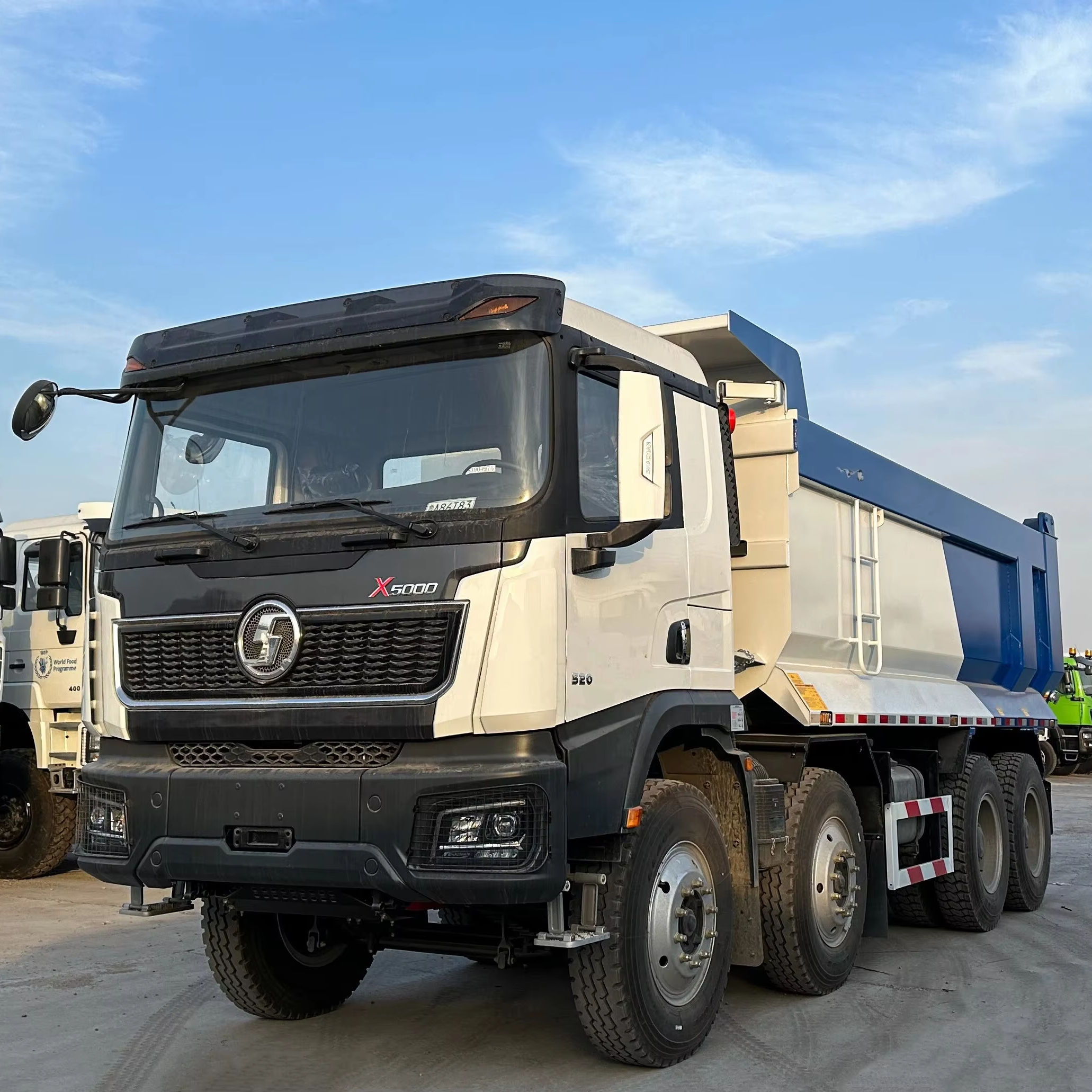 SHACMAN Delong X5000 Used 6x4 Left Steering Euro 3 Emission Dump Truck