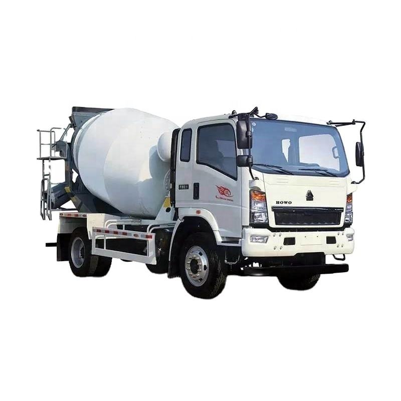 HOWO 4X2 4 Cbm Concrete Mixer Truck 180HP Euro 4