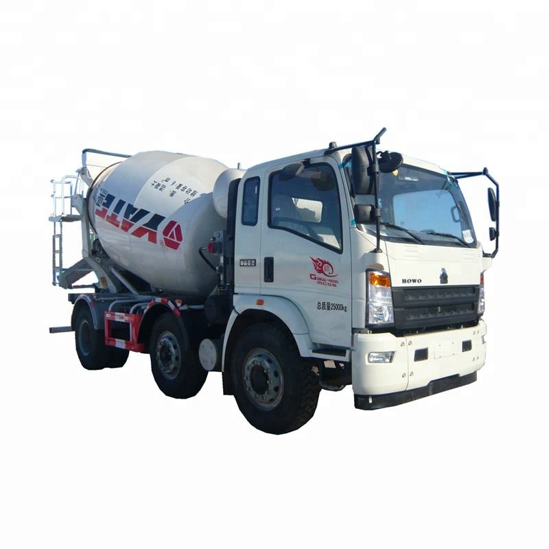 HOWO 4X2 4 Cbm Concrete Mixer Truck 180HP Euro 4
