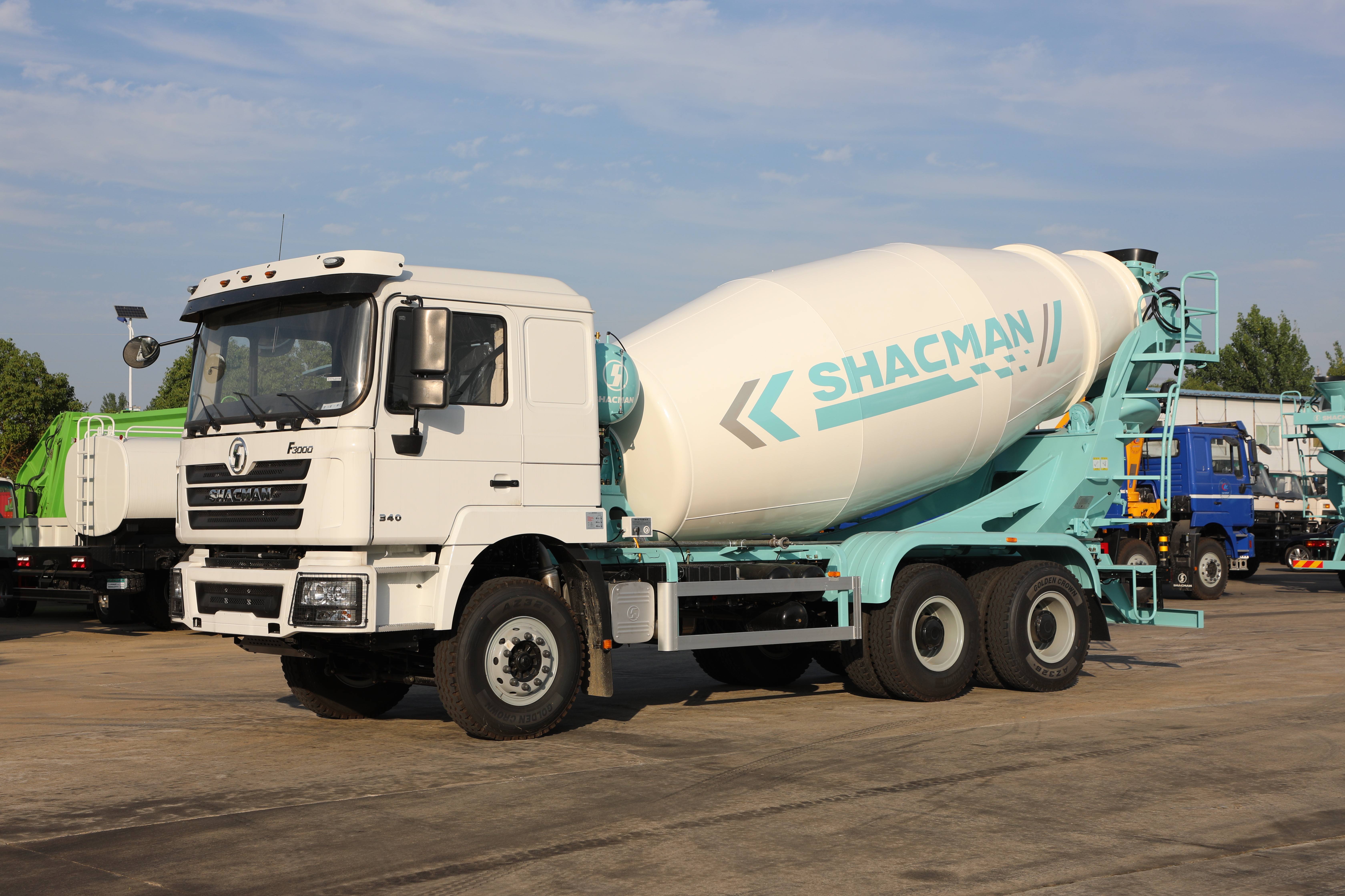 SHACMAN F3000 6x4 10m3/12m3 Capacity Cement Mixer Truck