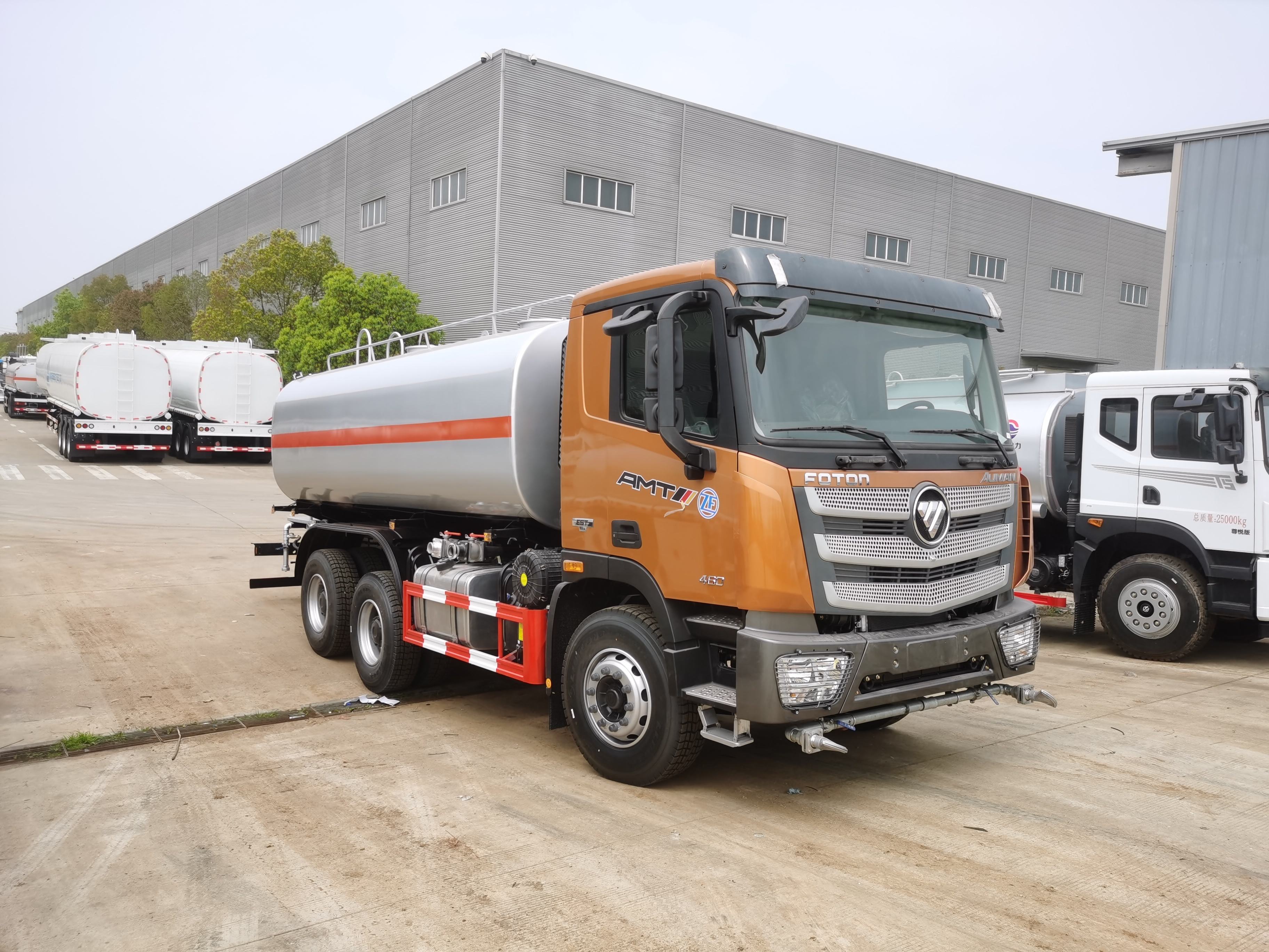 Foton Auman 20000 Liters Fuel tank Truck 6x4 Oil Fuel Tanker Truck