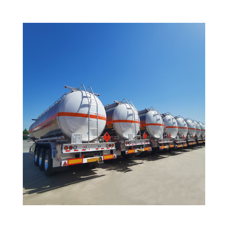 Customization 3Axle 20cbm 25cbm Diesel Fuel Tanker Oil Tank Semi Trailer Fule Tanker