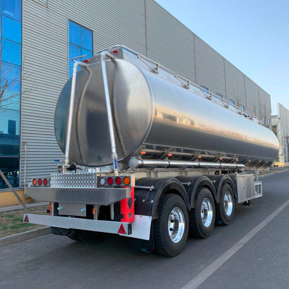 Customization 3Axle 20cbm 25cbm Diesel Fuel Tanker Oil Tank Semi Trailer Fule Tanker