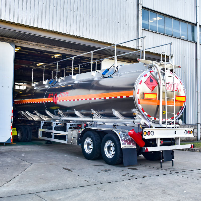 2 Axle 33000 38000 Liters Diesel Oil Crude Oil Palm Oil Gasoline Tank Semi Trailer Fuel Tanker Truck Semi-Trailer 