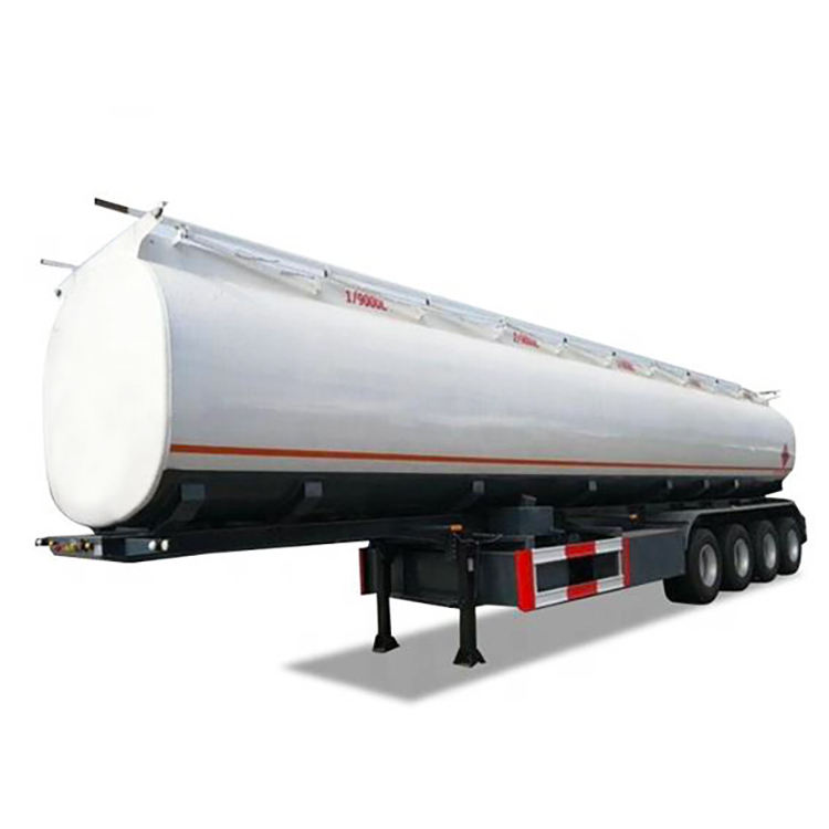 4 Axle 50000 Liters Fuel Tanker Oil Diesel Transport Truck Semi Tank Trailer