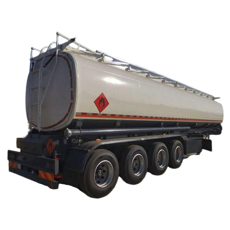 4 Axle 50000 Liters Fuel Tanker Oil Diesel Transport Truck Semi Tank Trailer