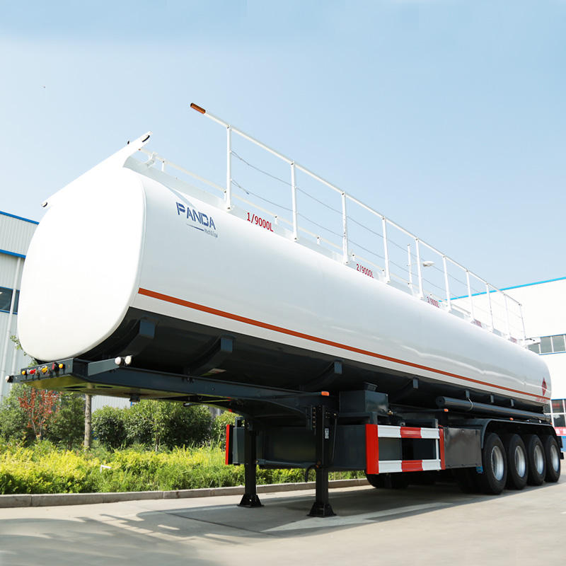4 Axle 50000 Liters Fuel Tanker Oil Diesel Transport Truck Semi Tank Trailer