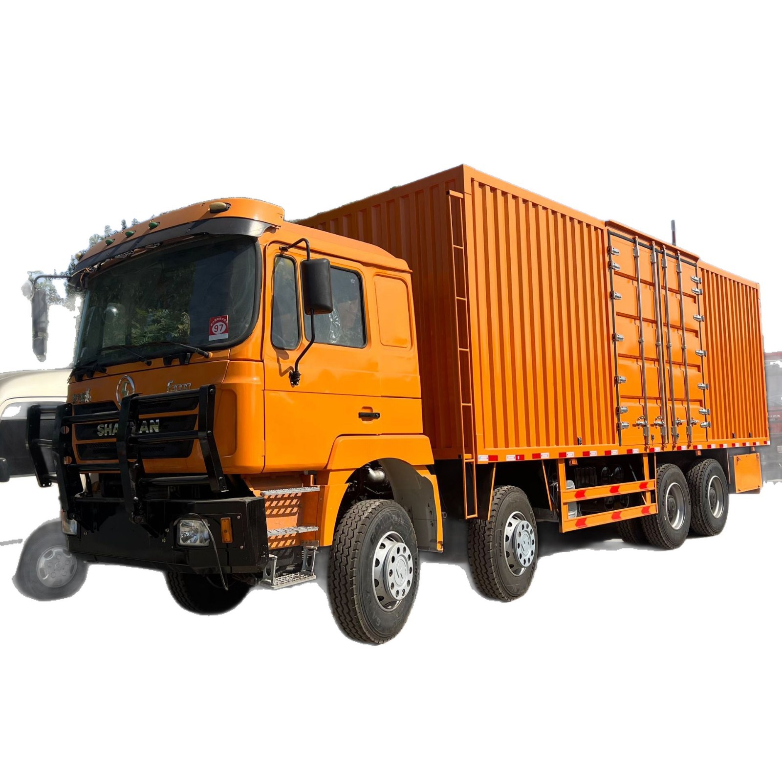 Container Truck  Shacman 6X4 10 Tires Euro2 3 Totally Enclosed