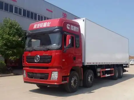 Container Truck  Shacman 8X4 12 Tires Euro2 3 Totally Enclosed