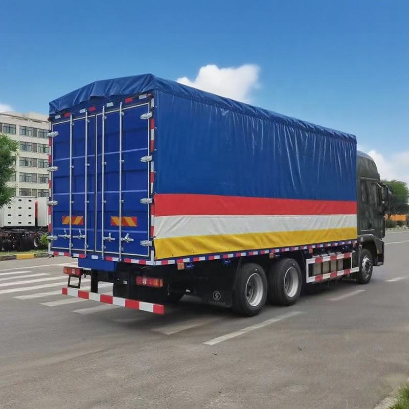 Container Truck  Shacman 8X4 12 Tires Euro2 3 Totally Enclosed