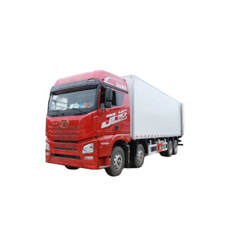 Large Volume 8x4 25ton Faw Cargo Van Container Box Truck
