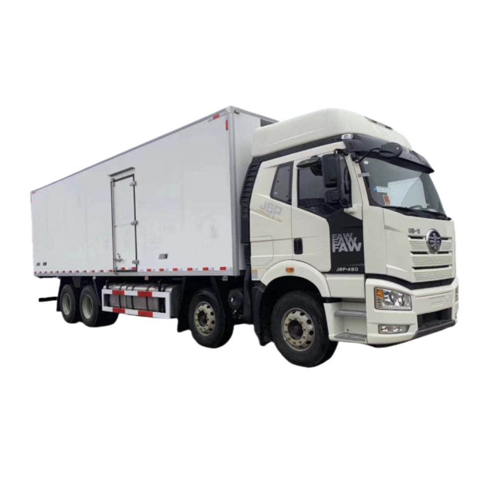 Large Volume 8x4 25ton Faw Cargo Van Container Box Truck