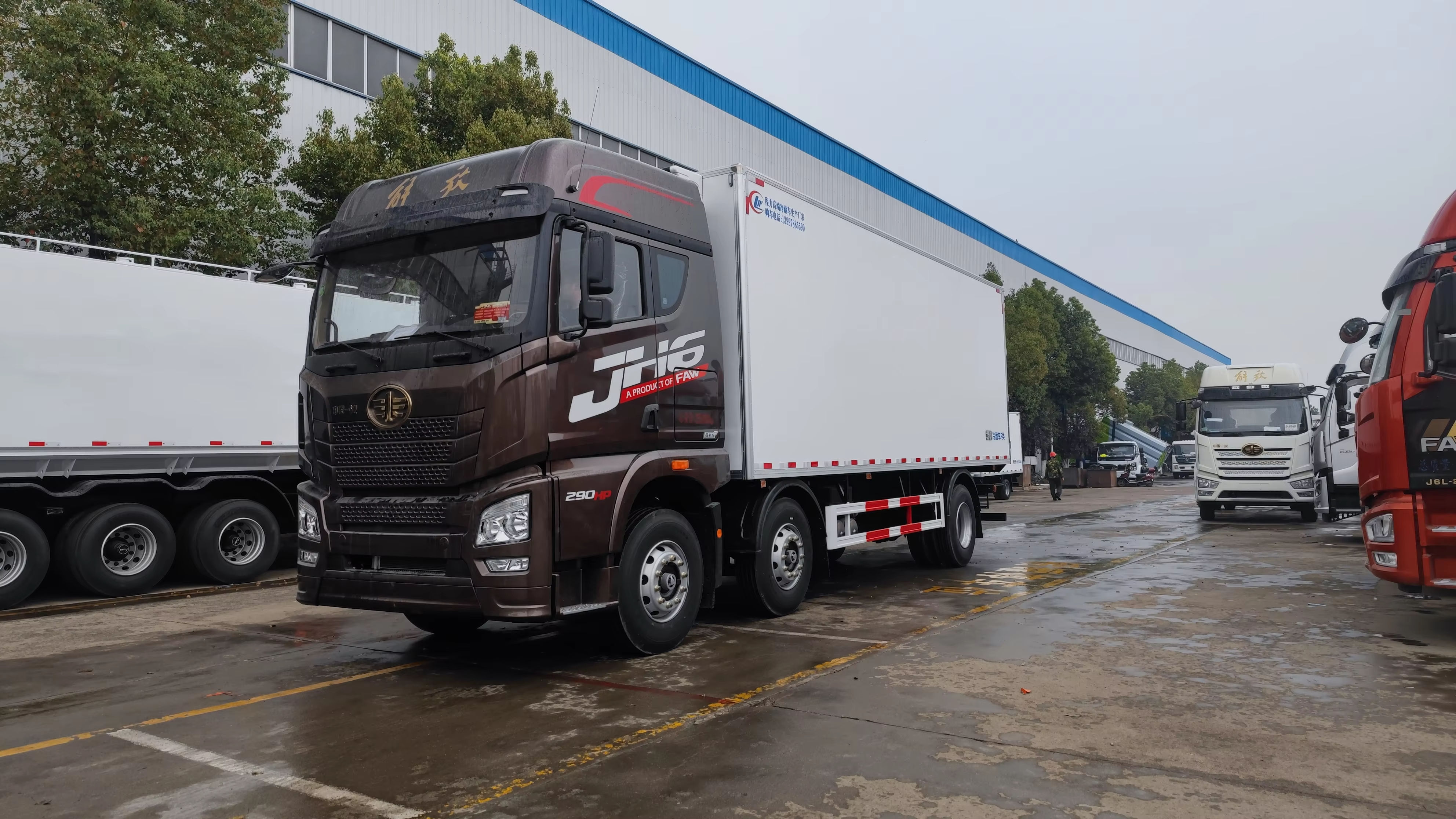FAW 6x4 Box Truck 375HP