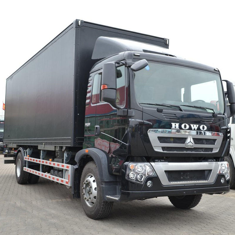 4x2 Howo Van Cargo Box Truck Transport Cargo  Sinotruk Howo 10-15 Ton