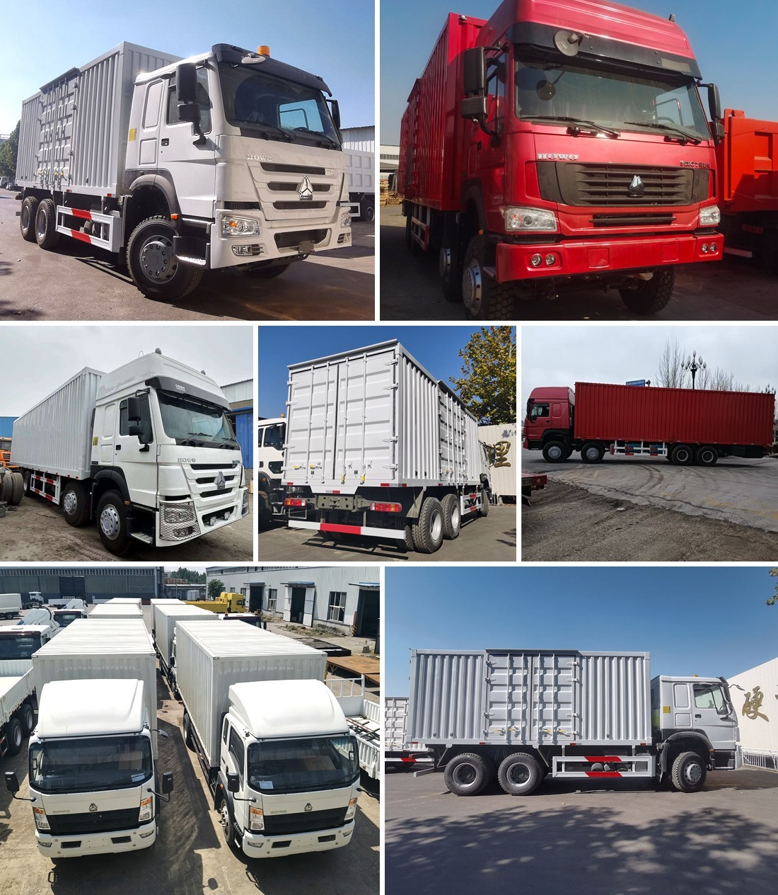 aef43112b9bbdd05f01898bc0667e887 Howo 8x4 van, 12-wheel, 40-ton diesel engine