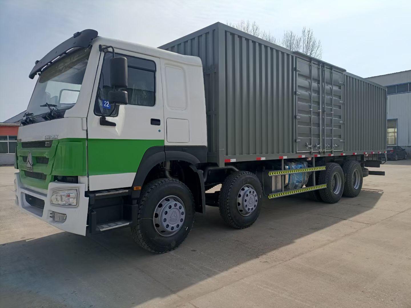 Howo 8x4 van, 12-wheel, 40-ton diesel engine