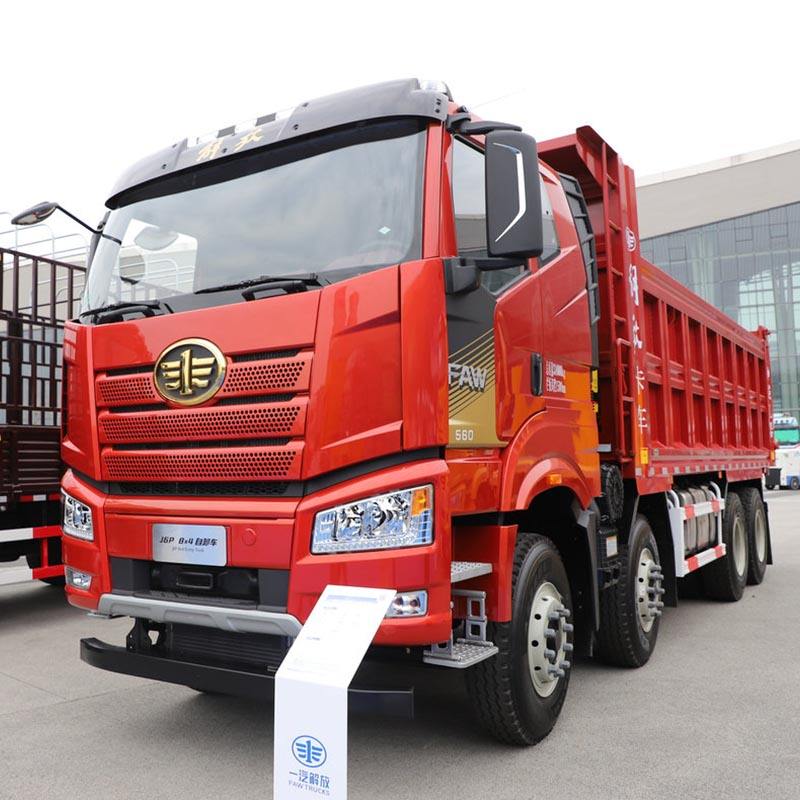 FAW J6P 8x4 Used Heavy Dumper Truck 420hp