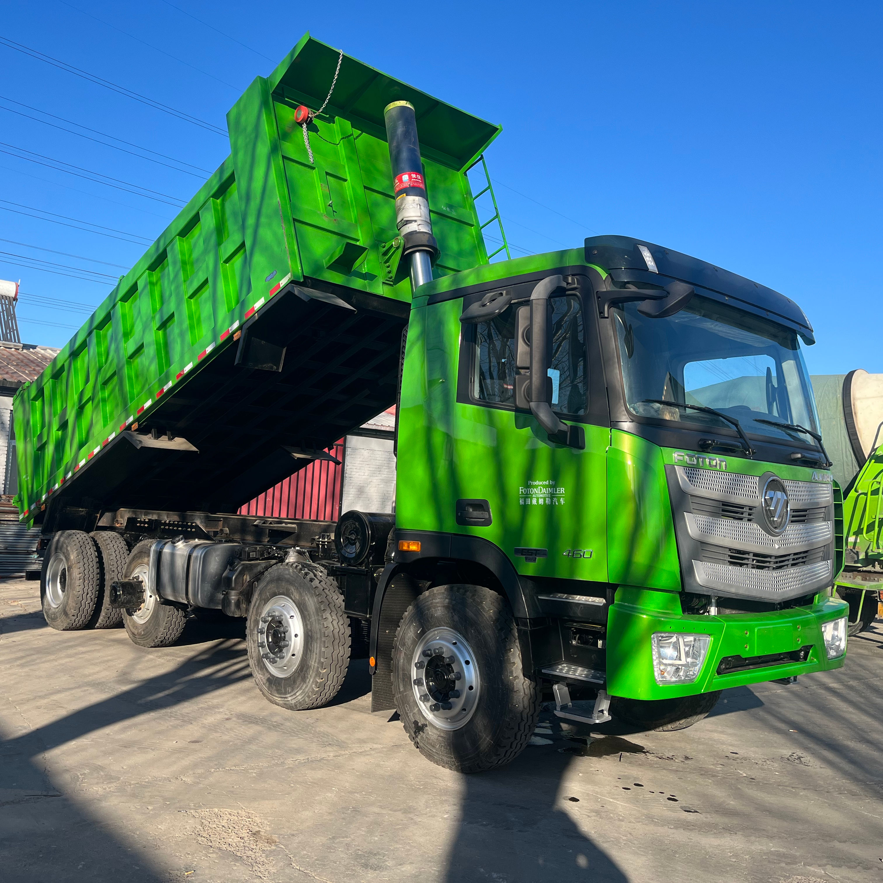 Used Foton Auman 8X4 40 Ton 520hp Heavy Duty Dump Truck Tipper  Mining Transportation Diesel
