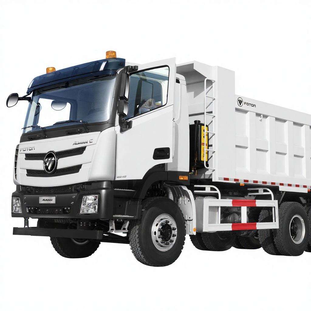 Foton Auman 6x4 GTL Euro 5 Dump Tipper 351-450HP 31-40T Truck Heavy Duty Camion Benne 10 Roues