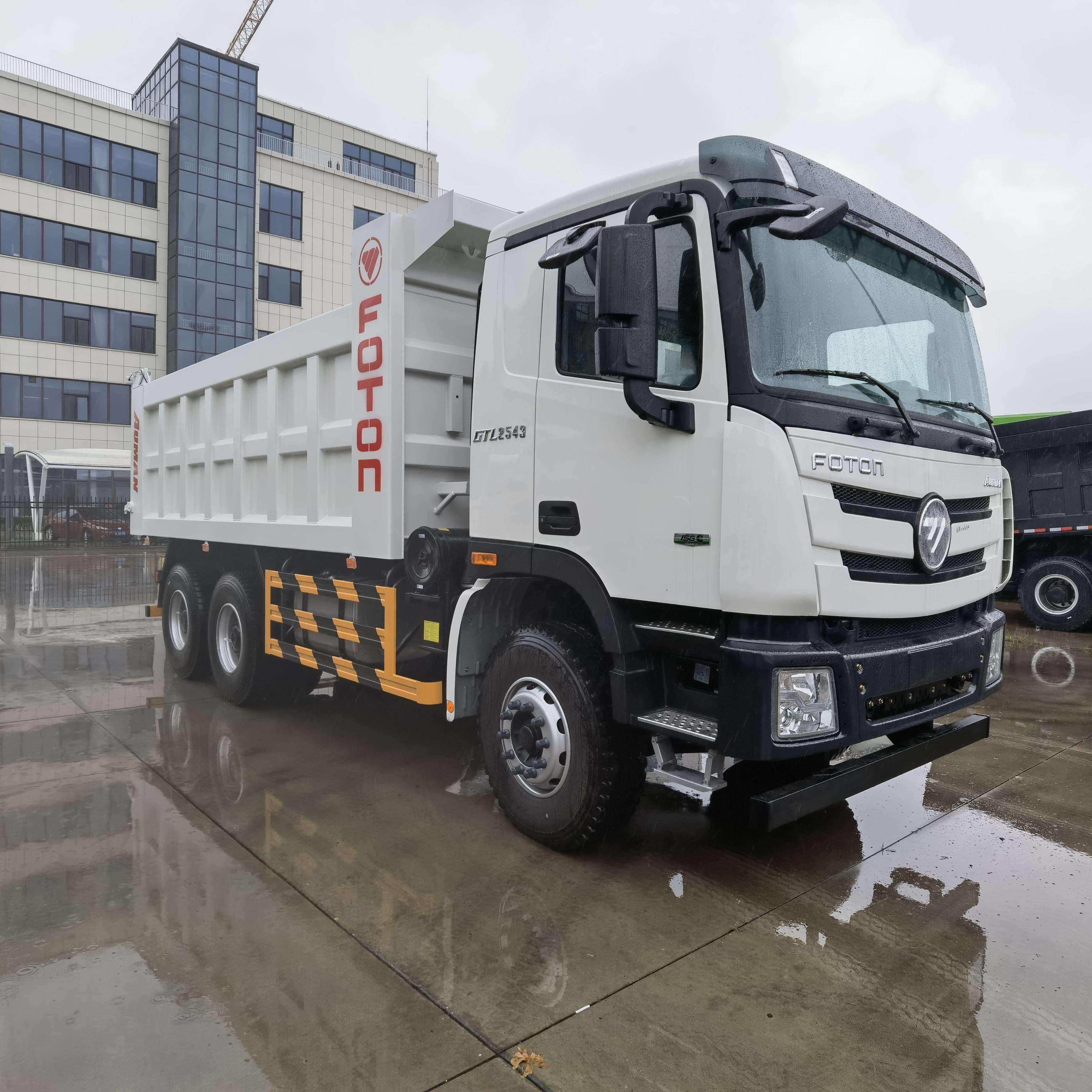Foton Auman 6x4 GTL Euro 5 Dump Tipper 351-450HP 31-40T Truck Heavy Duty Camion Benne 10 Roues