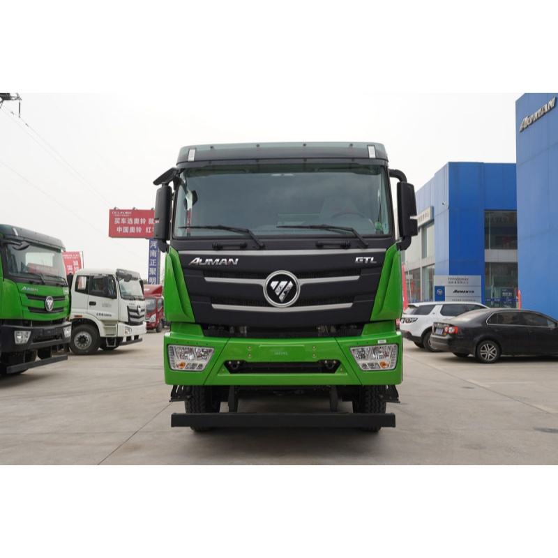 Used Foton Dump Truck 8x4 8m Cargo Capacity 430hp Euro 3/4/5 Diesel Fuel Left Second-Hand GTL Tipper Truck